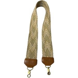 SALT Classic Chevron Patterned Woven Leather Strap Bag Purse Crossbody Accessory